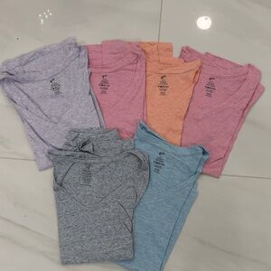 Women's V-Neck Tops - Assorted Colors